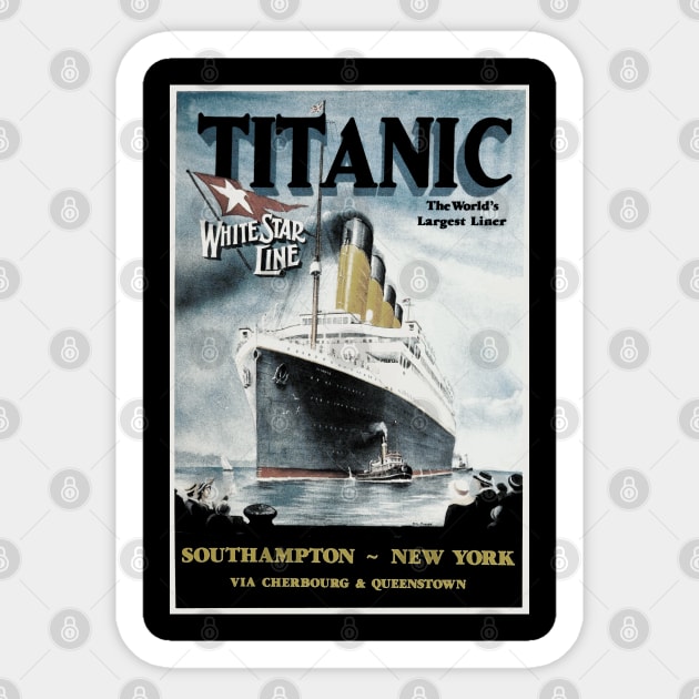 Titanic Sticker by valentinahramov